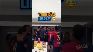 Tres días libres para el Barcelona flick hansiflick realmadrid Barcelona entrenamiento [upl. by Stiegler]