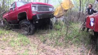 4X4 TRUCK STUCK IN SWAMP by BSF Recovery Team [upl. by Triplett527]