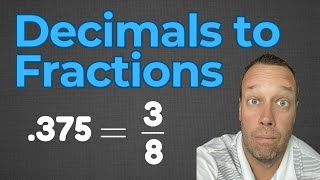 How to Convert Decimals to Fractions  Simple Trick [upl. by Kayley]