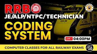 Coding System Computer Classes for RRB JEALPNTPCTechnician Computer for Railway Exams [upl. by Monahan852]