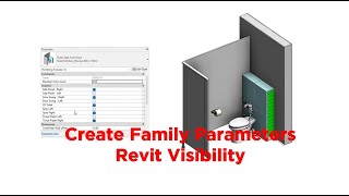 Create Family Parameters Revit Visibility สร้างเงื่อนไขการซ่อนวัตถุในโมเดลแฟมิลี่ REVIT KUB [upl. by Coop]