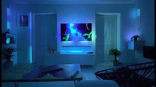 Hue Sync Box whit Hue Gradient lights Dolby Trailer Universe [upl. by Sears]