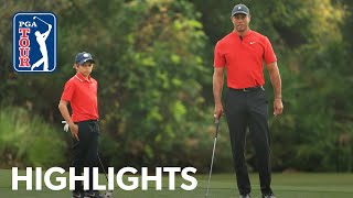 Tiger and Charlie Woods’ team highlights from PNC Championship  2020 [upl. by Moth]