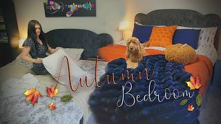 FALL BEDROOM MAKEOVER 🎃🍂 Cosy Autumn Decor [upl. by Lynch]