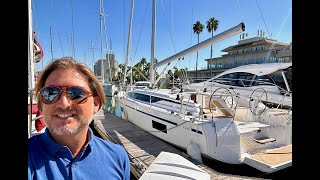 2024 Bavaria Yachts C42 Sailboat Sneak Peak Walkthrough as it just arrived in San Diego California [upl. by Ynar]