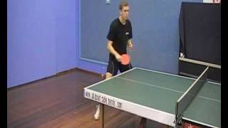 table tennis backhand push [upl. by Teemus]