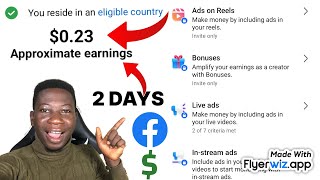 How to monetize Facebook profile Professional mode  Best Way [upl. by Blinni449]