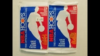 ORIGINAL 2000 19891990 NBA HOOPS basketball Series 1 and Series 2 [upl. by Rexanne33]