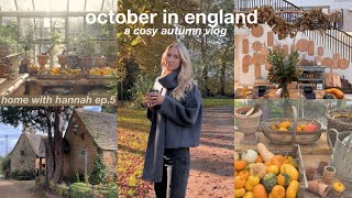 a cosy october vlog autumn in the english countryside 🍂🥧 [upl. by Stinson]