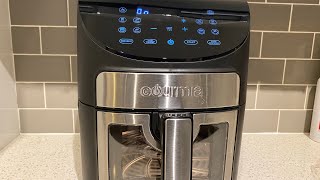 GOURMIA Air Fryer  6 qt air fryer  Digital Window Air Fryer  Fish fry recipe in air fryer review [upl. by Tibbitts]