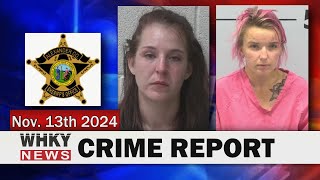 WOMEN FROM TWO COUNTIES FACE FELONY DRUG CHARGES  WHKY News  Crime Report Wednesday 11132024 [upl. by Samoht]