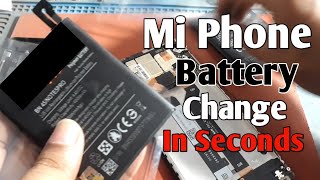 Battery Change In Redmi Note 5 Pro   Save Your Money   battery [upl. by Orpha278]