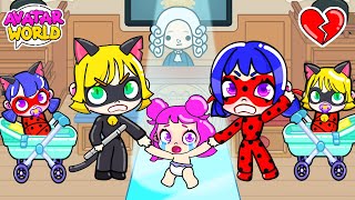 Meine Eltern sind Ladybug und Cat Noir  Superhelden erwarten ein Baby  Toca Life Story [upl. by Affer]