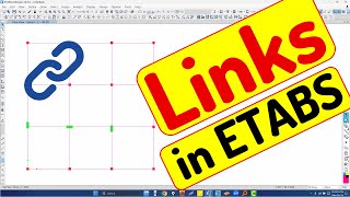 How to assign Links in ETABS [upl. by Llebyram760]