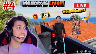 Mehdix is Live Tournament for Subscribers 🍷🎁 Mehdix Free Fire [upl. by Ateekal743]