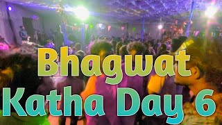 Bhagwat Katha Day 6 Krishna Rukmani vivah ka Anand ❣️💖❤️ youtube KESHAV VLOG 1 [upl. by Bertle522]