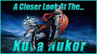 A Closer Look at the Kuva Nukor  Warframe [upl. by Yretsym870]