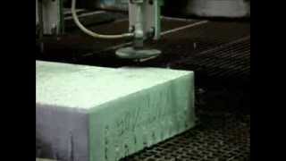 KMT Waterjet Cutting Concrete at 3600 bar [upl. by Nosidam847]