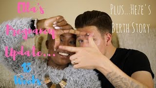 Ellas Pregnancy Update 18 Weeks  Hezes Birth Story [upl. by Nahtanhoj]