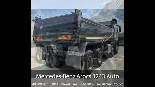 MercedesBenz Arocs 3243 Autobasculanta [upl. by Ardnnaed77]