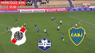 🚨NACIONAL POTOSI  BOCA JUNIORS EN VIVO🔥COPA SUDAMERICANA EN FUT AND GOL [upl. by Brindell]