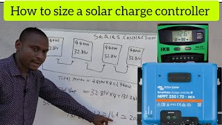 How to Size Solar Charge Controller solarpanelinstallation solarenergy [upl. by Khanna]