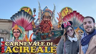 Sono andato al CARNEVALE PIU BELLO DI SICILIA  Acireale 2024  vlog [upl. by Cissie]