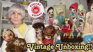 Huge Vintage Toy Unboxing Rushton  Kitch and much More✨ [upl. by Fairbanks]