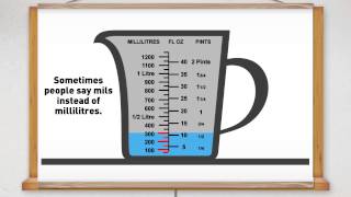 Beginner m Measuring capacity and reading scales converted [upl. by Harol]