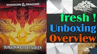 🐉 Overview of the 2024 Dungeon Master’s screen for Dungeons and Dragons 5th edition 2024  DnD r5e [upl. by Vasos232]