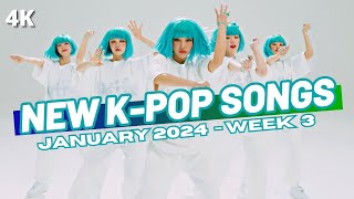 NEW KPOP SONGS  JANUARY 2024 WEEK 3 [upl. by Verras]