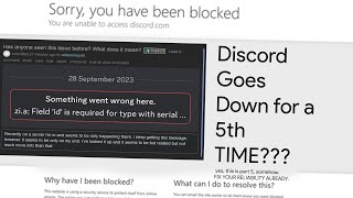 Discord Goes Down for a 5th Time [upl. by Ahsini400]