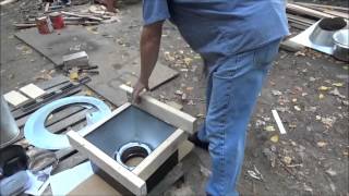 Installing My Tiny House Wood Stove S28 [upl. by Earised]