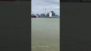 The Woolwich Ferry links Woolwich on the south of river thames with North Woolwich ferry reel [upl. by Rozanna982]