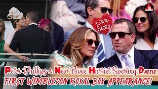 Royal Love Peter Phillips amp New Flame Harriet Sperling Dazzle in First Wimbledon Box Appearance [upl. by Arriaes]