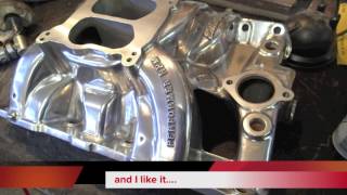 Polishing a Pontiac Edelbrock Performer RPM Intake Manifold [upl. by Rolo]