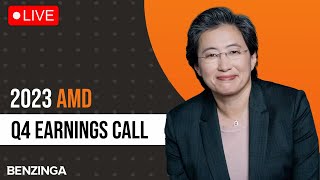 AMD Q4 2023 Earnings Call LIVE  AMD [upl. by Bevin]