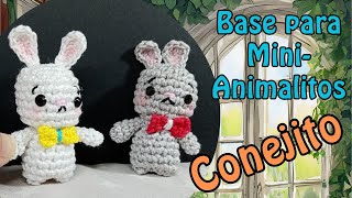 Base Amigurumi para Colección Mini Animalitos 🐰 CONEJITO  Paso a Paso en Crochet [upl. by Pillihpnhoj]