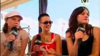 The Donnas  Backstage Interview [upl. by Avat]