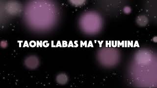 Lingkod na Kristyano  Minus one  Instrumental with Lyrics  Composed by Kuya Daniel Razon [upl. by Eelik]