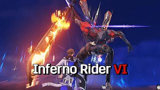 Xiangli Yao vs Inferno Rider VI Solo No Hit [upl. by Auqinaj]