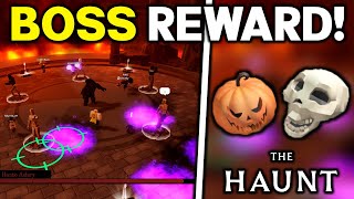 HEADLESS HORSEMAN BOSS REWARD How to get  Roblox Haunt Event [upl. by Yma]