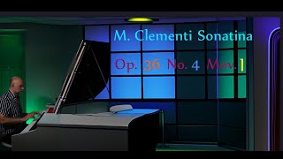 M Clementi Sonatina Op 36 No 4 Mov1 [upl. by Millburn7]