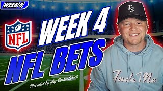 NFL Picks Week 4 2024  FREE NFL Best Bets Predictions and Player Props [upl. by Alleunam735]