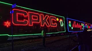 CPKC Holiday Train 2024 in Woodstock Ontario [upl. by Junette41]