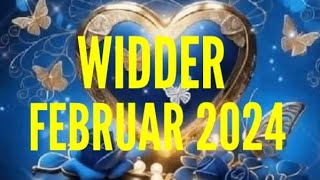 🎉WIDDER FEBRUAR 2024🥳NEUANFANG MIT SUPER GUTEM FLOW🎉Tarot Horoskop Widder🌸 [upl. by Adella]