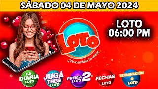 DIARIA 06 PM SORTEO LOTO NICARAGUA  hoy SABADO 04 de mayo de 2024  LOTO DIARIA LOTO FECHAS [upl. by Azar]