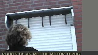 Tumoconl  maak zelf eenvoudig uw rolluik elektrisch demonstratie film [upl. by Omsare]