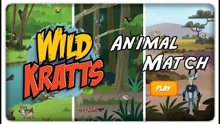 Wild Kratts Games Animal Match Walkthrough PBS Kids Games [upl. by Nitas]