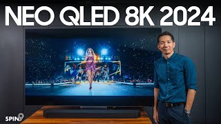 spin9 รีวิว Samsung Neo QLED 8K 2024 — เข้ายุคของทีวี AI [upl. by Eillom]